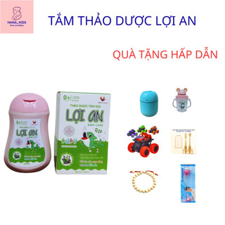 Tắm Thảo Dược Lợi An Cho Bé Yêu Làm Sạch Da Ngừa Rôm Sảy, hăm tã, mẩn ngứa, viêm da, mụn kê, mụn sữa lọ 200ml