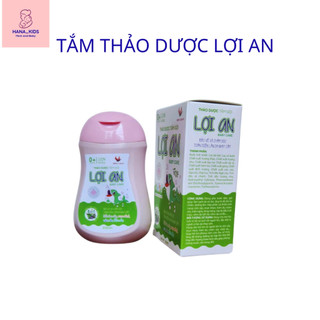 Tắm Thảo Dược Lợi An Cho Bé Yêu Làm Sạch Da Ngừa Rôm Sảy, hăm tã, mẩn ngứa, viêm da, mụn kê, mụn sữa lọ 200ml