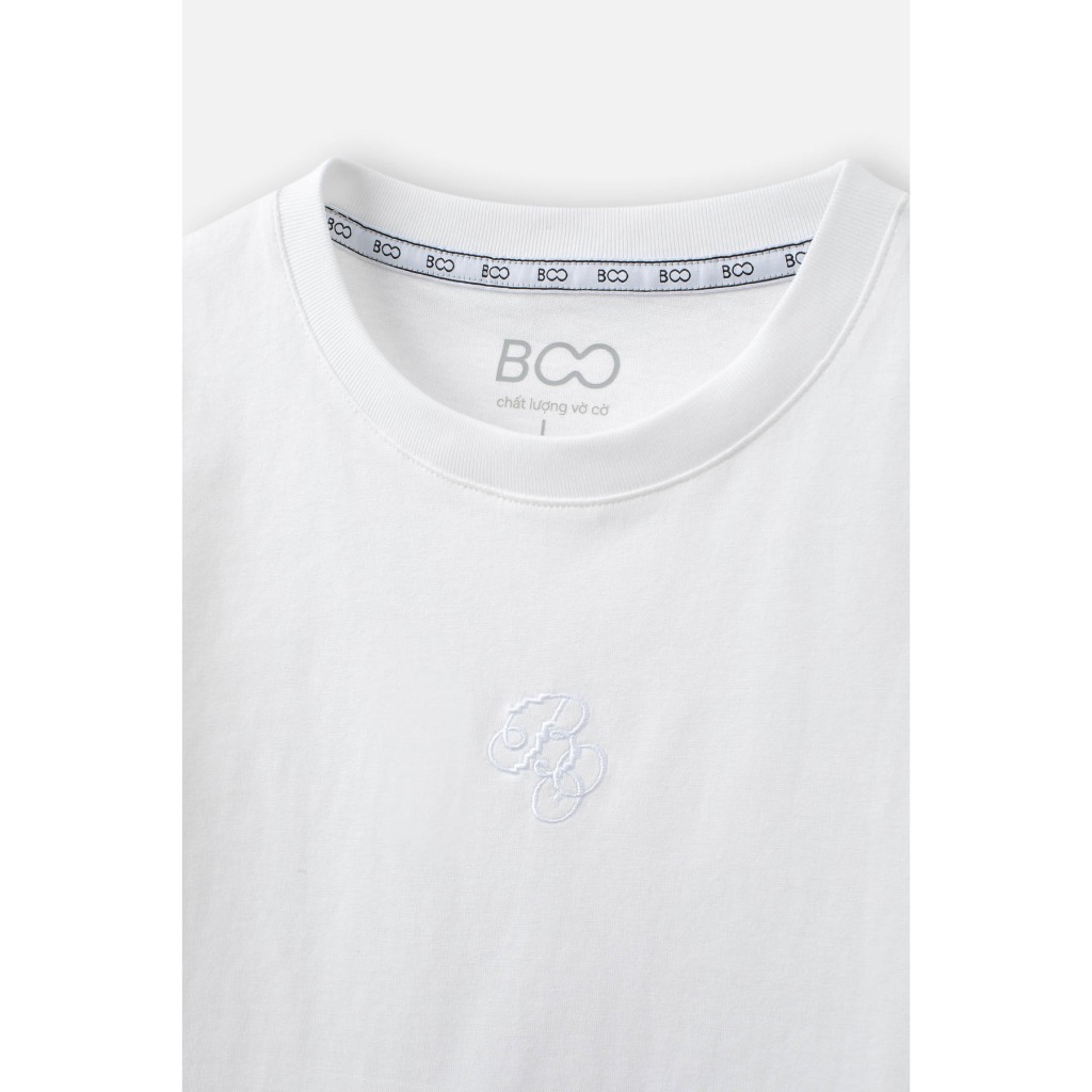 Ảnh Áo Thun BOO Form Babytee Ngắn Chất Liệu Cotton 100% Thêu Logo BOO 4