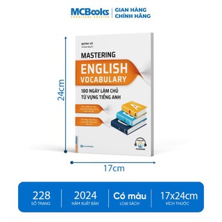 Sách - Mastering English Vocabulary – 180 Ngày Làm Chủ Từ Vựng Tiếng Anh