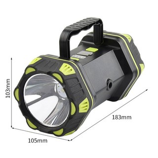 Đèn Pin Sạc Siêu Sáng 2 đầu HC-262 LED 8 Chế Độ Sáng Tích Hợp Sạc Điện Thoại Hợp Đi Cắm Trại, Dã Ngoại... (hàng tốt)