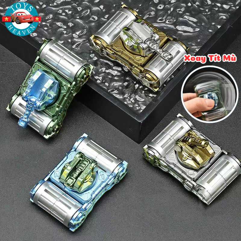 Con Quay Đồ Chơi mô Hình Xe Tank Mini Flying Spinner Fidget Đồ chơi ...