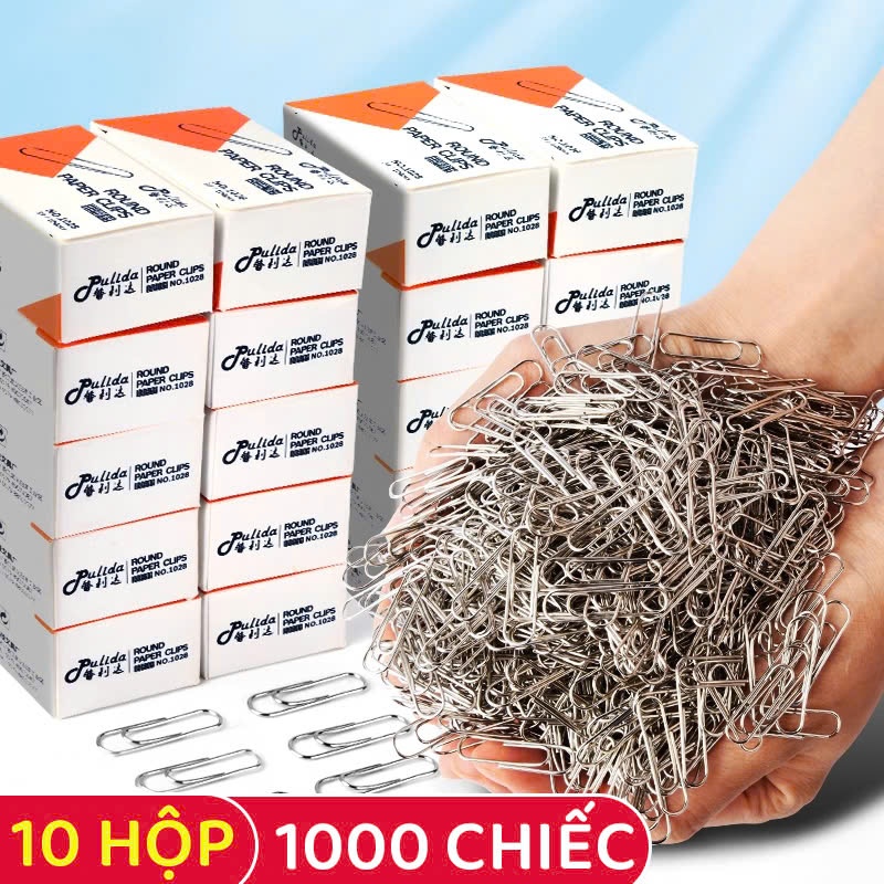 Ghim Kẹp Giấy A4, Ghim Kẹp Tài Liệu Nhiều Màu Siêu Xinh Phù Hợp Cho Dân Văn Phòng