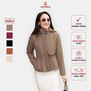 Áo PARKA CARDINA Nữ Vải Gió Lót Lông Cừu Siêu Nhẹ Siêu Mềm Mịn Thiết Kế Cải Tiến Sang Trọng Thời Thượng Đẳng Cấp 4PKN01