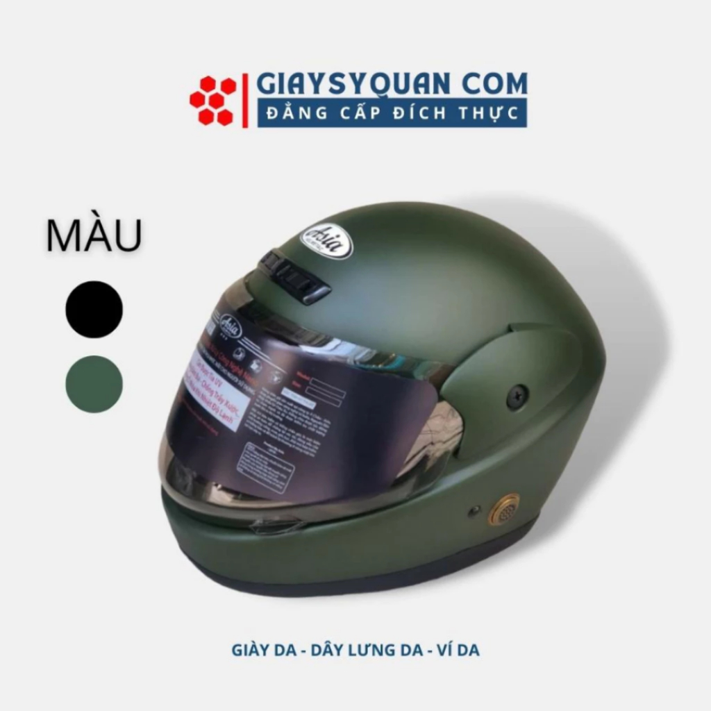 Mũ (Nón) Bảo Hiểm QĐ Fullface ASIA MT120