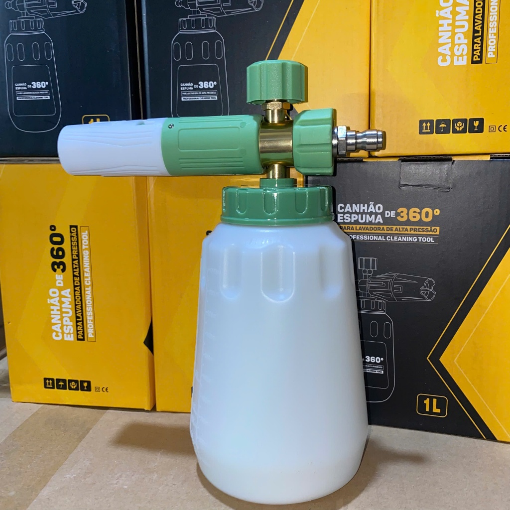 Bình Foam Phun Bọt Tuyết Trong Suốt ESPUMA 360