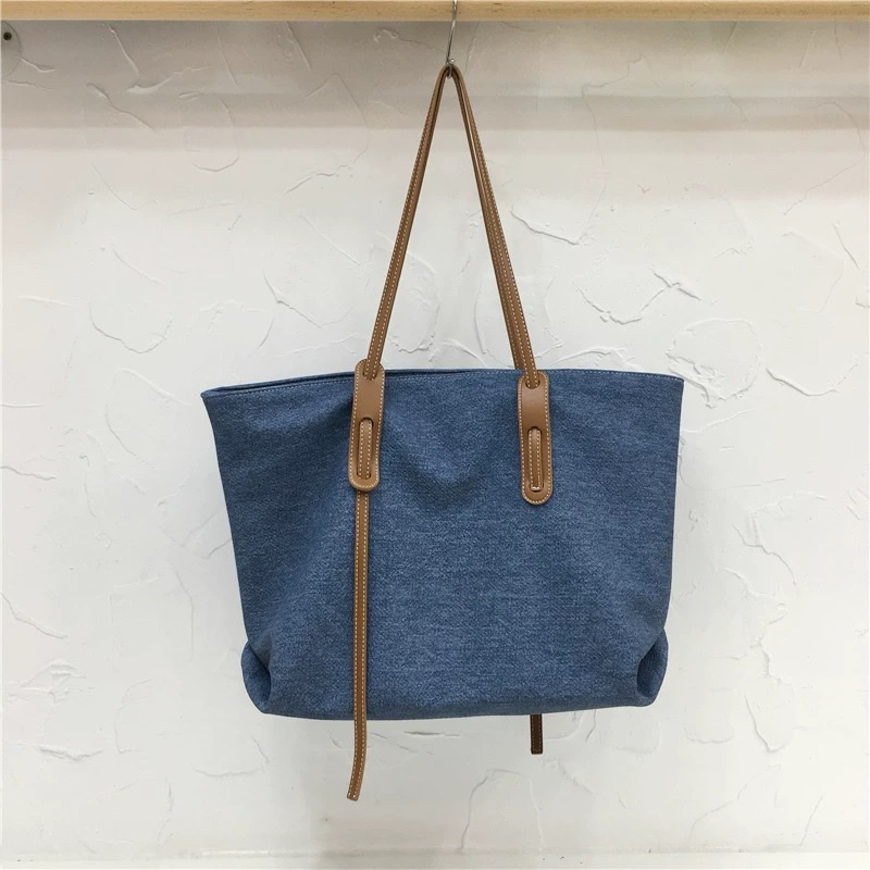 M.H STYLE ORDER cao cấp đơn giản cổ điển đi lại túi dung lượng lớn nhẹ túi tote một vai