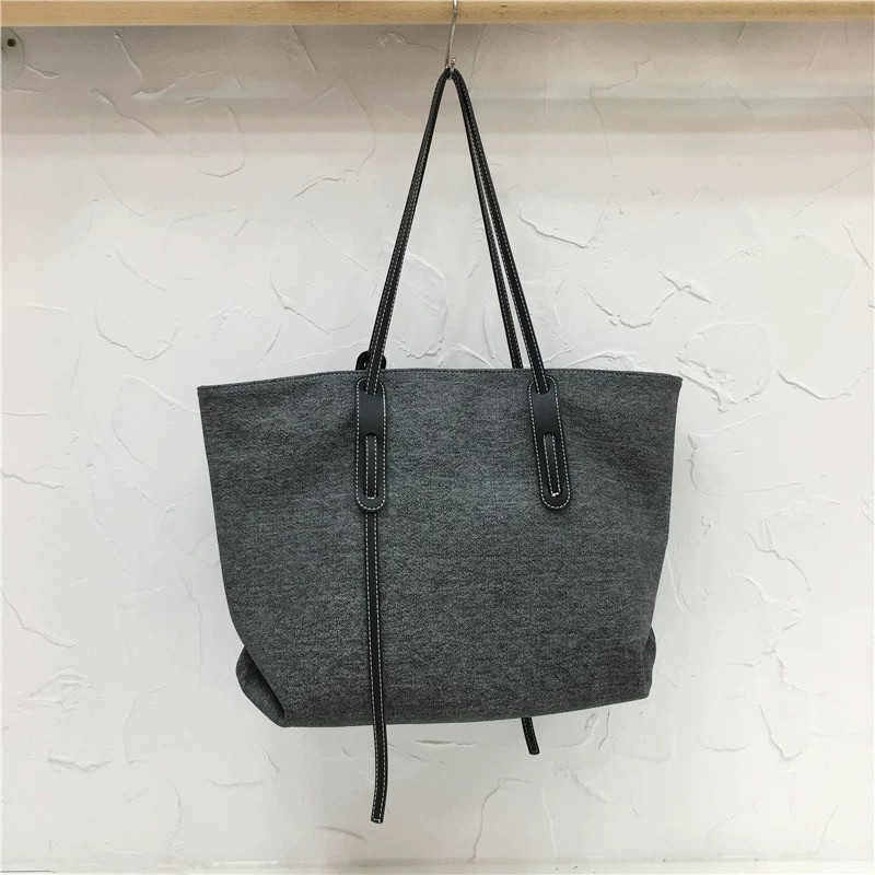 M.H STYLE ORDER cao cấp đơn giản cổ điển đi lại túi dung lượng lớn nhẹ túi tote một vai