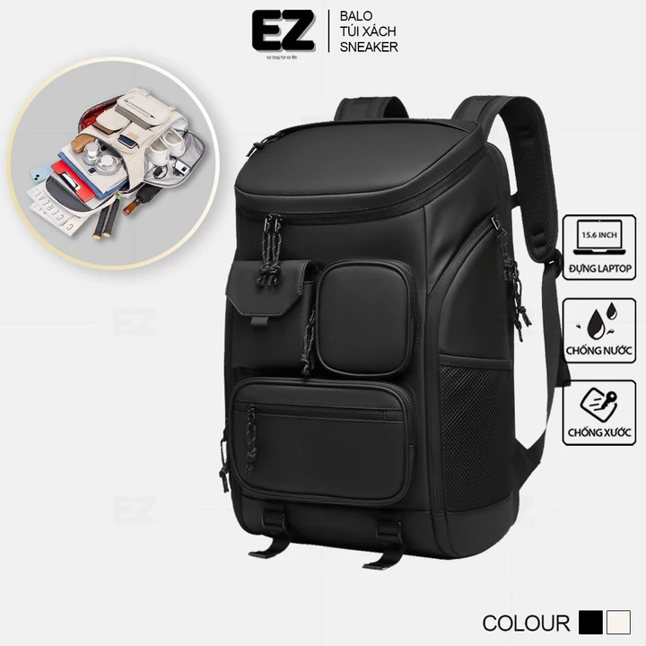 Balo du lịch chống nước nam nữ EZ BALO BLA26 , Balo đi học thời trang kích thước lớn , Balo laptop chống sốc