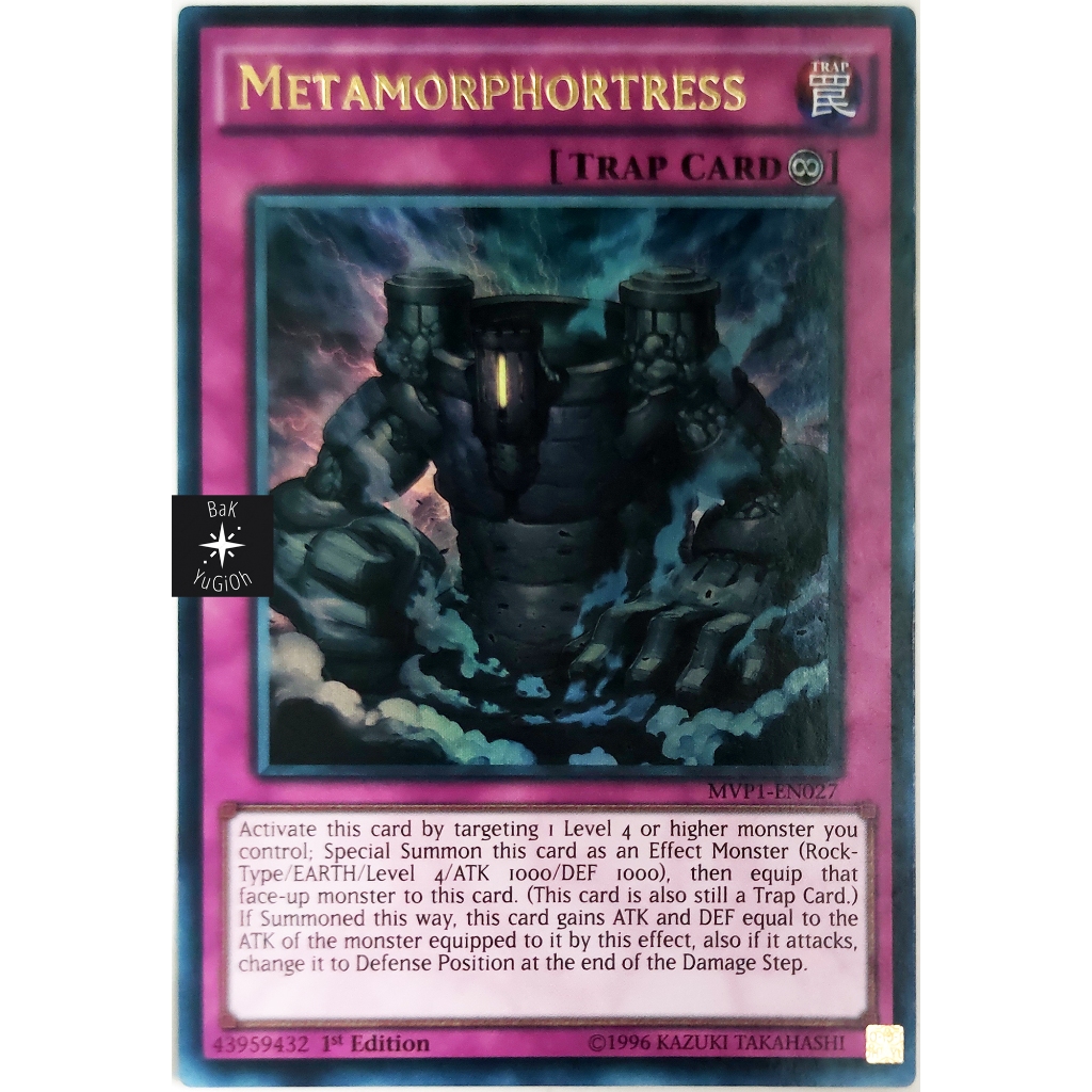 [BaK Yu-Gi-Oh!] [Thẻ Bài Chính Hãng] Metamorphortress |EN| Ultra Rare ...