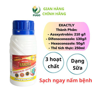 Exactly 3 HOẠT CHẤT 1 chai pha 200-250 lít HIỆU QUẢ CAO TRÊN BỆNH THÁN THƯ, LEM LÉP HẠT...