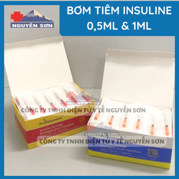 Bơm tiêm tiểu đường, bơm tiêm Insulin Promisemed 31G (Hộp 100 cái) dùng trong spa thẩm mỹ và y tế