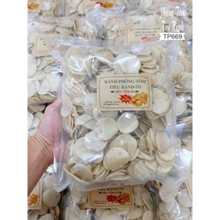 1kg/túi-bánh phồng tôm tiêu hành ớt,không chất bảo quản,thơm ngon,giòn xốp.