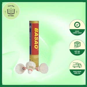 Hộp 10 Quả Cầu Lông Basao Cao Cấp Bay Ổn Định Độ Bền Cao Cho Tập Luyện