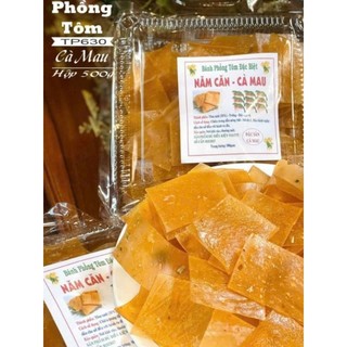 Đặc sản miền Tây Bánh phồng tôm Năm Căn Cà Mau,tỉ lệ tôm nhiều,bánh sau khi chiên thơm ngon,giòn xốp.