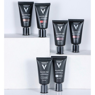 Gel gôm VINIMAY đắp móng không nóng chảy  30ml chính hãng