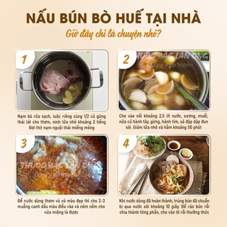 Gia vị nấu bún bò Huế (Nguyên liệu nấu bún bò Huế) - Lãn Ông