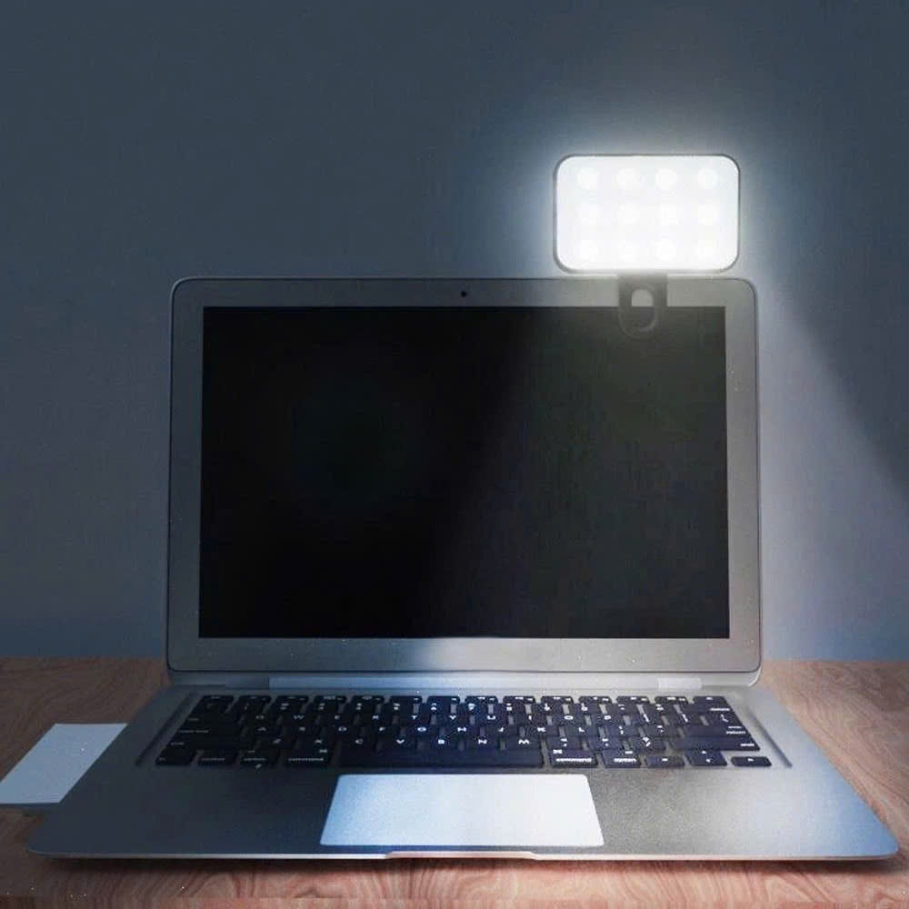 Đèn Flash Mini Hỗ Trợ Ánh Sáng Chụp Ảnh, Quay Phim phụ kiện có kèm dây sạc và 3 chế độ màu sáng - HD Design
