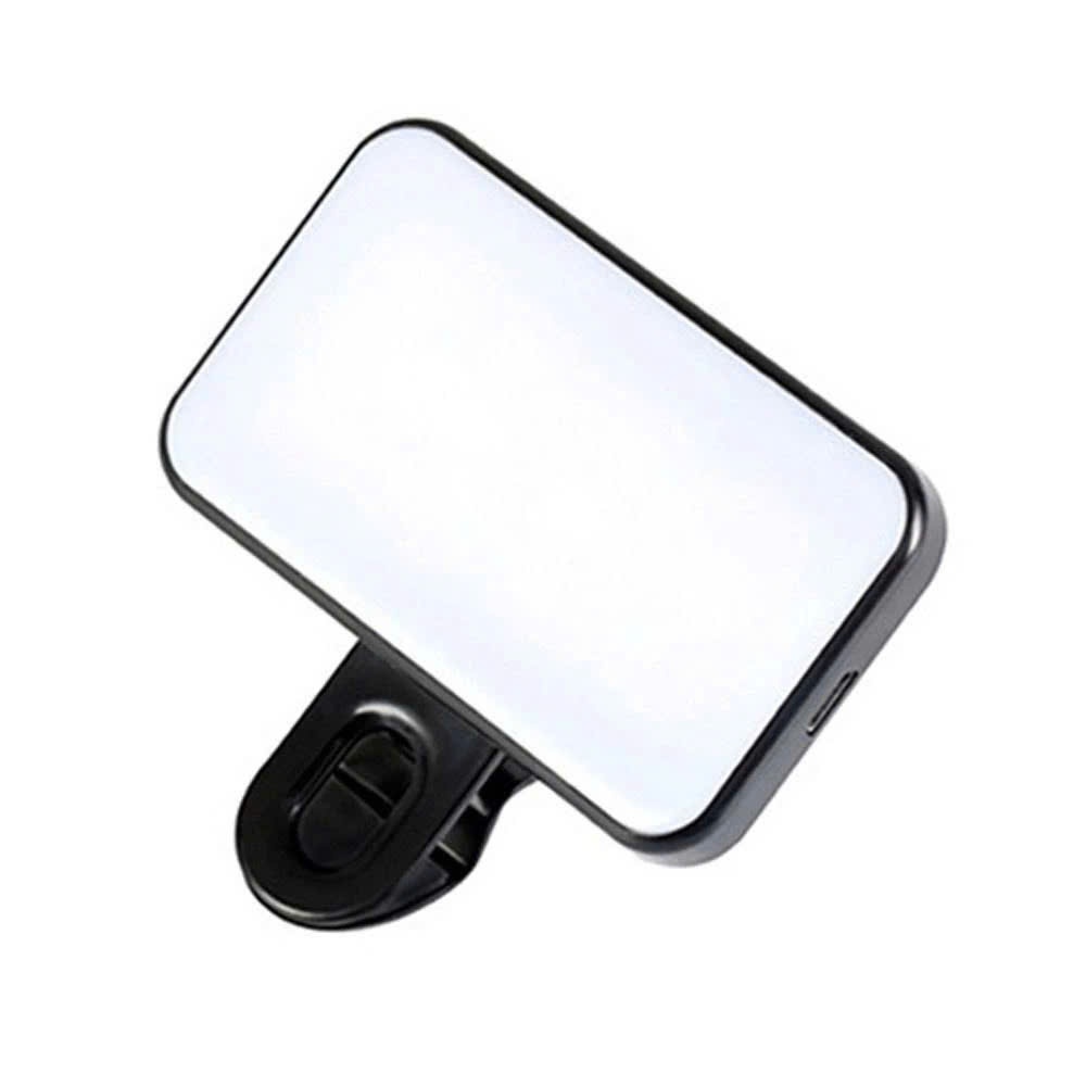 Đèn Flash Mini Hỗ Trợ Ánh Sáng Chụp Ảnh, Quay Phim phụ kiện có kèm dây sạc và 3 chế độ màu sáng - HD Design
