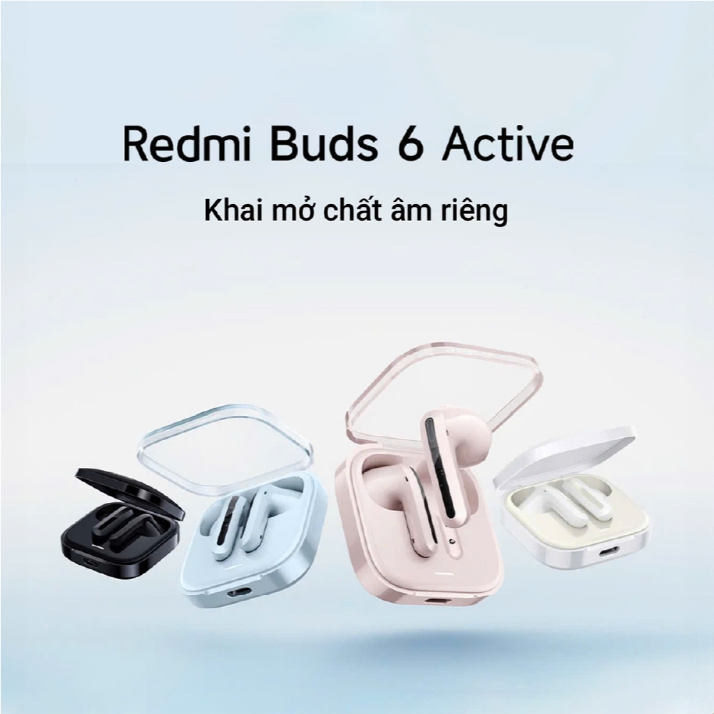 Ảnh Tai nghe Redmi Buds 6 Active BHR8391GL/BHR8396GL - Thời lượng pin lên đến 30 giờ 1