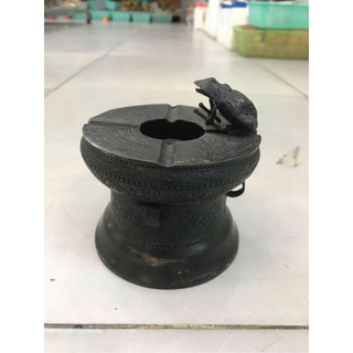 Gạt Tàn Vuông 10cm bằng đồng nặng