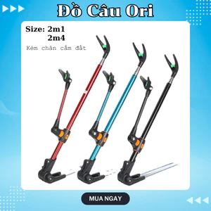 Chống cần câu đài, gác cần câu đài Ultra cacbon cao cấp có sẵn chân cắm đất