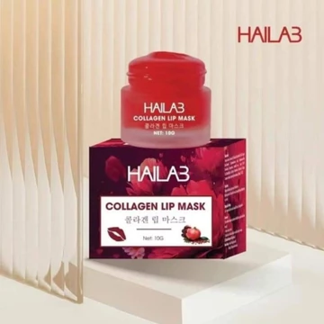 son ủ môi dưỡng môi hala3 collagen lip mask lưu đỏ hỗ trợ giảm thâm, dưỡng ẩm môi, hồng môi 10g