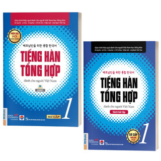 Sách - Tiếng Hàn Tổng Hợp Dành Cho Người Việt Nam Tập 1-6 - Bản Màu (Giáo Trình + Sách Bài Tập)