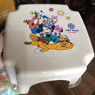 Ghế đẩu nhựa, ghế nhựa thấp, ghế nhà tắm chống trượt Việt Nhật (MS: 2028)- Nhựa Việt Nhật