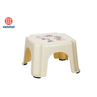 Ghế đẩu nhựa, ghế nhựa thấp, ghế nhà tắm chống trượt Việt Nhật (MS: 2028)- Nhựa Việt Nhật