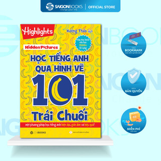 SÁCH: Hidden Pictures – Học tiếng Anh qua hình vẽ 101 trái chuối