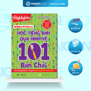 SÁCH: Hidden Pictures – Học tiếng Anh qua hình vẽ 101 bàn chải