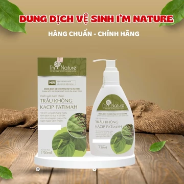 Dung Dịch Vệ Sinh Phụ Nữ Trầu Không I'm Nature, Dung Dịch Vệ Sinh Nam Nữ Chai 150ml Thiên Nhiên An Toàn Cho Mẹ Bầu