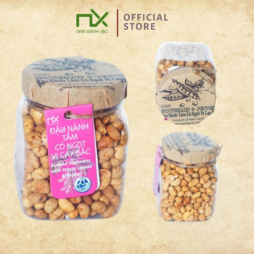 Ảnh Đậu Nành Tẩm Cỏ Ngọt Vị Cay Bắc 70G (90G) Nam Xanh 2