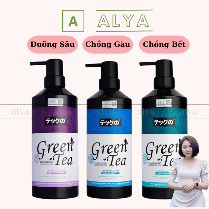 Cặp dầu gội xả trà xanh MEIKI 780mnl kiềm dầu cho da đầu và cân bằng độ ẩm phục hồi hư tổn cho mái tóc. HÀNG CHÍNH HÃNG