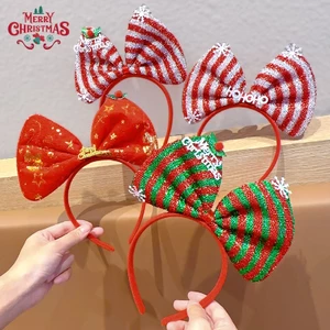 Bờm băng đô cài tóc giáng sinh noel cho bé, bờm giáng sinh quà tặng cho bé nhân dịp noel