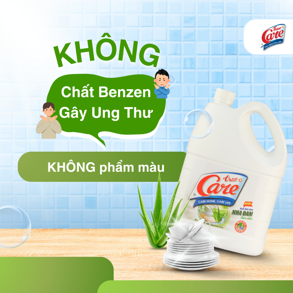 Nước Rửa Chén True Care Nha Đam 3.6kg