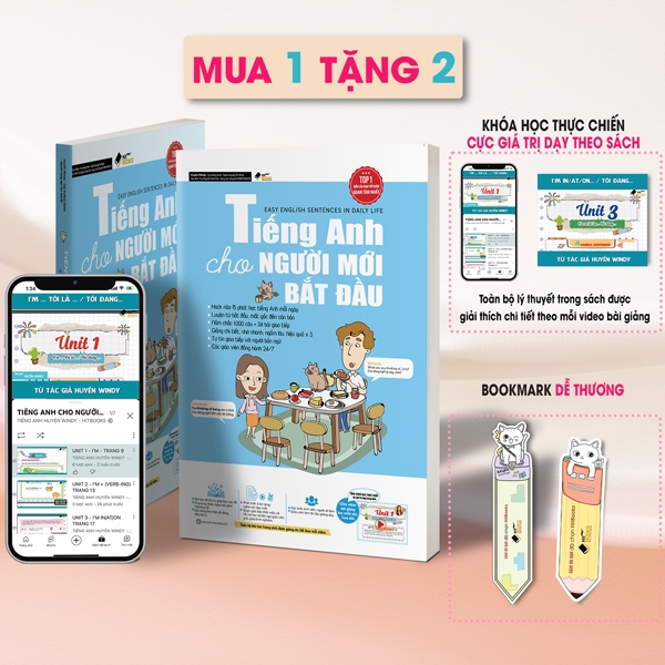 Ảnh Sách Tự Học Tiếng Anh Cho Người Mới Bắt Đầu, 2000 Từ Vựng Theo Chủ Đề, 360 Động Từ Bất Quy Tắc (Combo/lẻ tùy chọn) 1