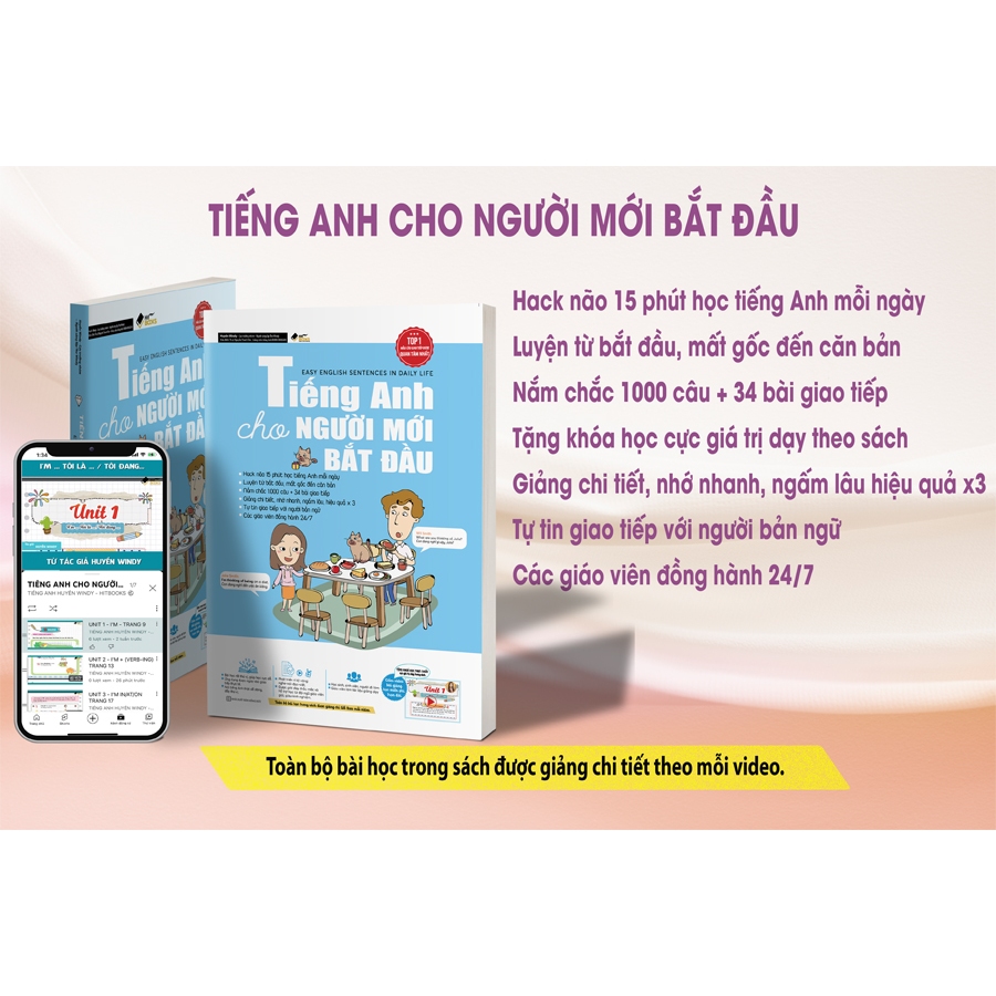 Ảnh Sách Tự Học Tiếng Anh Cho Người Mới Bắt Đầu, 2000 Từ Vựng Theo Chủ Đề, 360 Động Từ Bất Quy Tắc (Combo/lẻ tùy chọn) 2