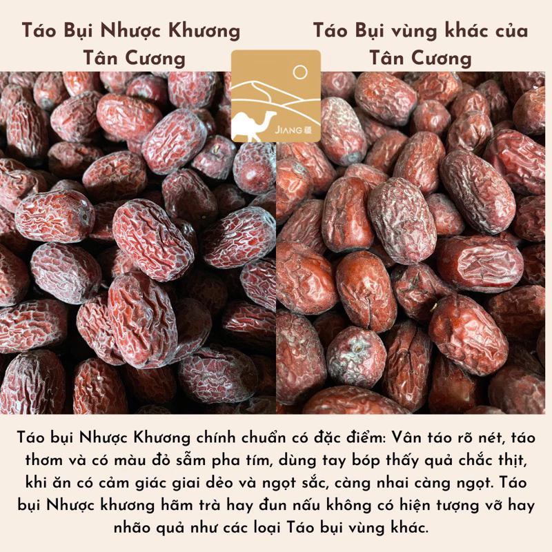 Táo đỏ Tân Cương Táo Bụi Nhược Khương Vua táo Tân Cương chuẩn vùng
