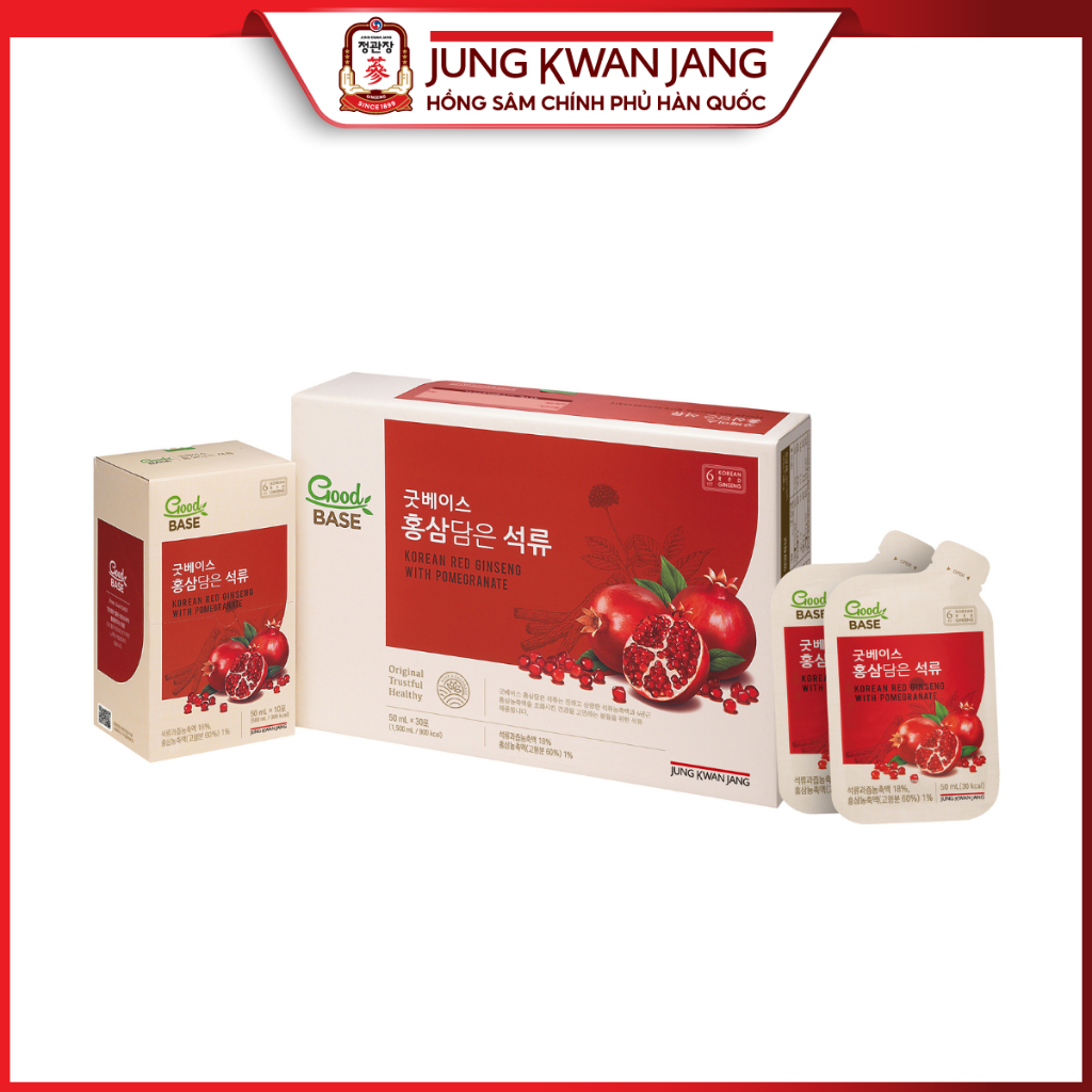 Ảnh Nước Hồng Sâm Goodbase Lựu Đỏ KGC Jung Kwan Jang (50ml x 30 gói) 2