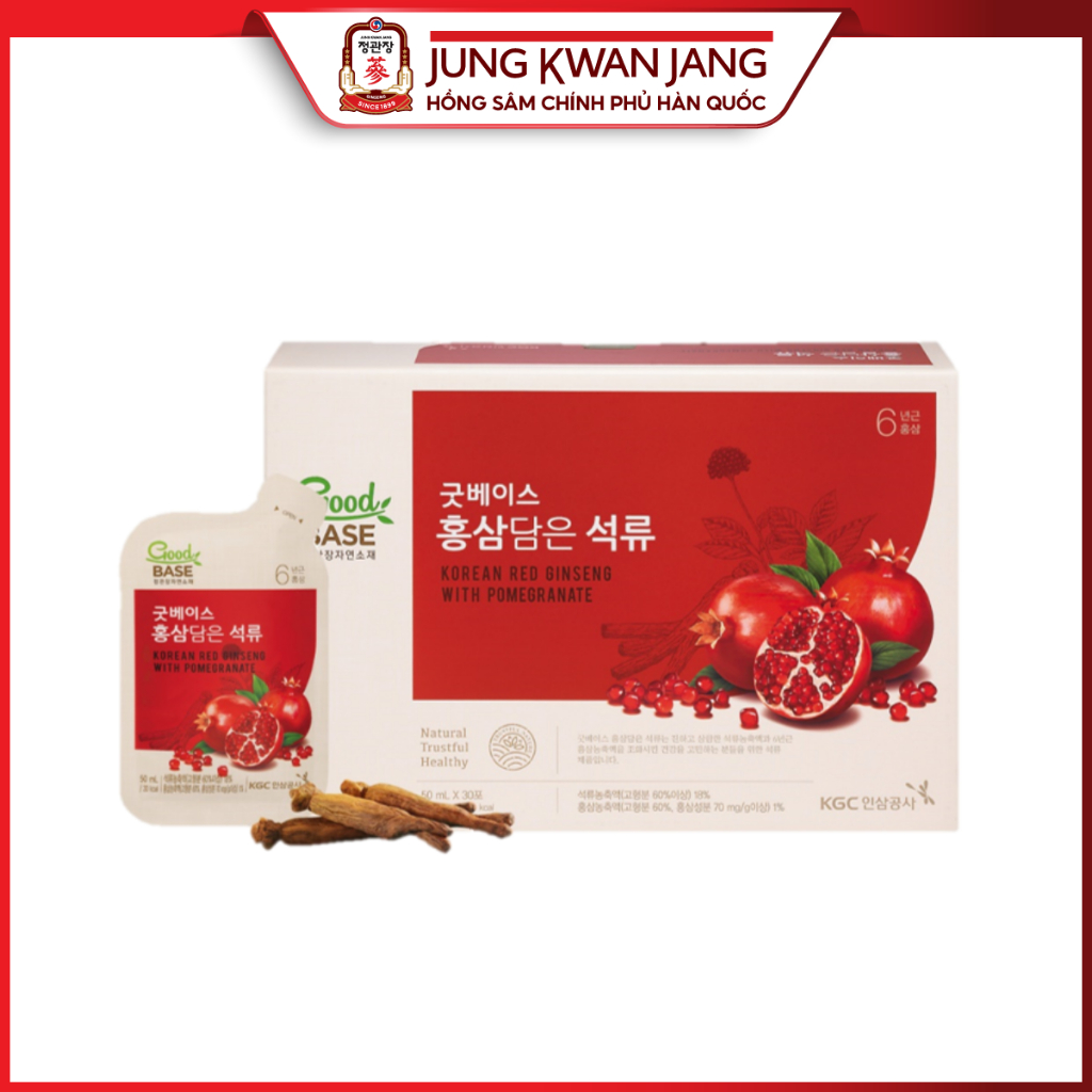 Ảnh Nước Hồng Sâm Goodbase Lựu Đỏ KGC Jung Kwan Jang (50ml x 30 gói) 1