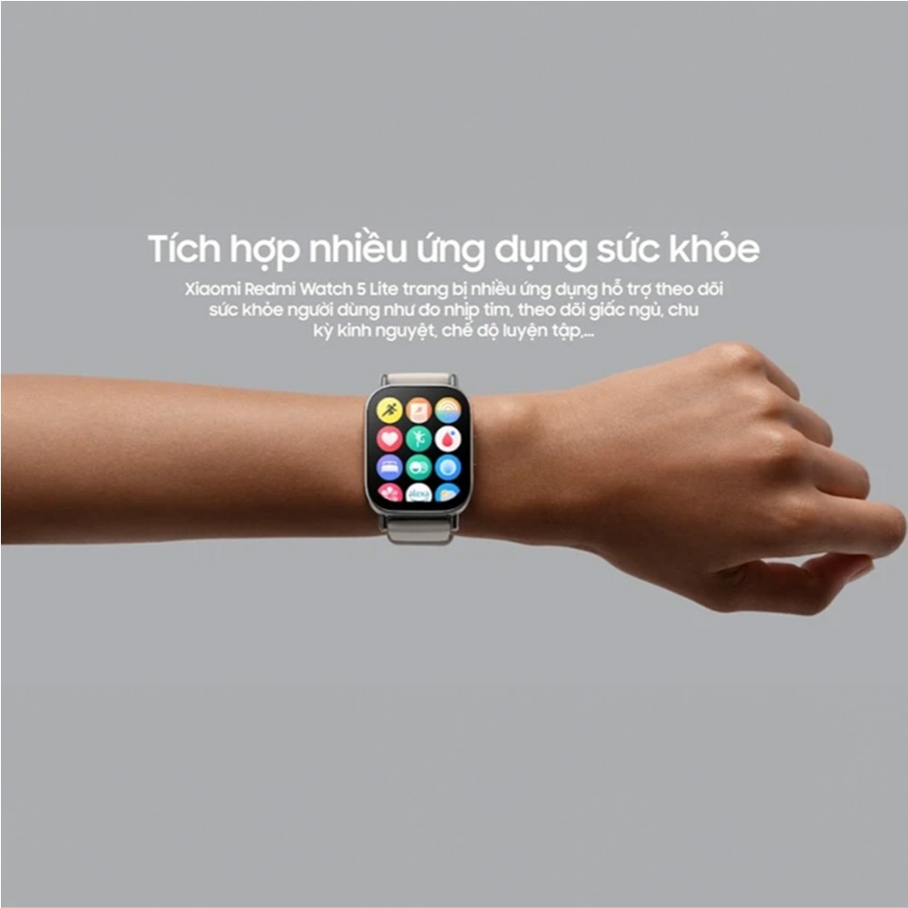 Ảnh Đồng Hồ Thông Minh Redmi Watch 5 Lite Light Gold BHR8791GL - Màn hình AMOLED 1,96" 2