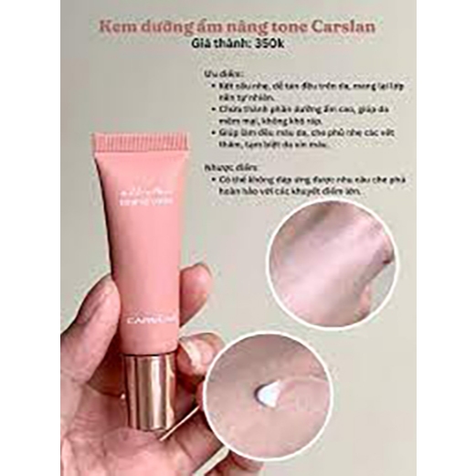 Kem lót Nâng tone Carslan kiềm dầu, cấp ẩm giúp lớp nền căng bóng | NHÍM HOUSE