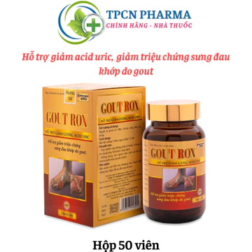 GOUT ROX thảo dược giảm acid uric, giảm gút, giảm sưng đau khớp - 50 viên [GOUT ROX]