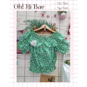 Áo bệt vai croptop (sẵn)