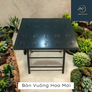 ☀️SIÊU ĐẸP☀️ Bàn Hoa Mai Điêu Khắc Tinh Tế Xếp Gọn BH 1 Năm, Bàn Ghế Cà Phê Chính Hãng Duy Phương