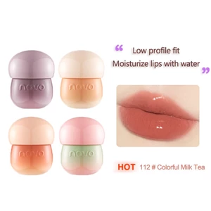 NOVO Son Môi Dạng Thạch hình nấm Dưỡng Ẩm màu tint trên môi Lâu Trôi | NHÍM HOUSE