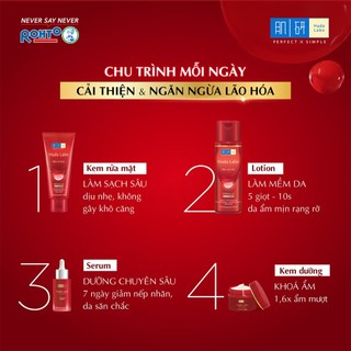Combo 2 Sữa rửa mặt cải thiện dấu hiệu lão hóa dạng kem Hada Labo Pro-Aging Retinol B3 Cleanser 80g
