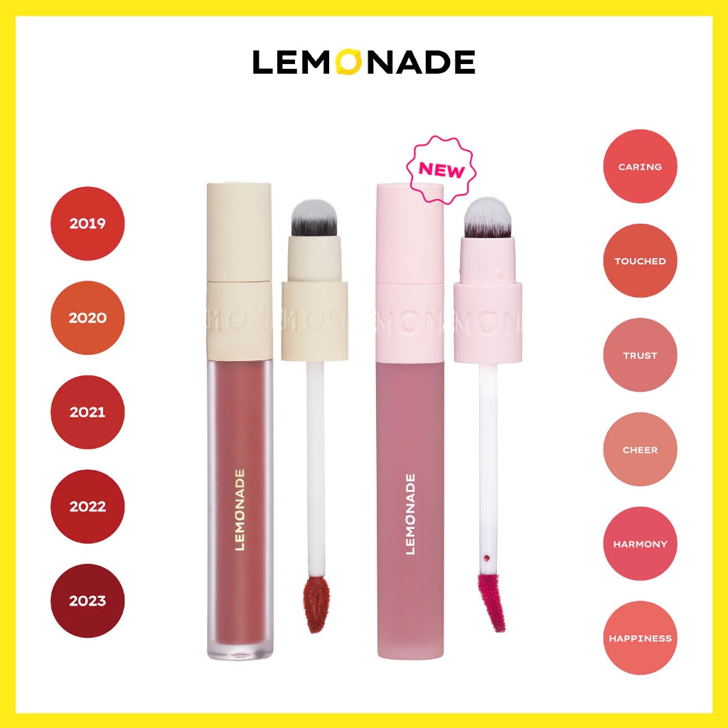 LEMONADE Son kem mịn lì thuần chay Lemonade Perfect Couple Lip 3.5g | NHÍM HOUSE